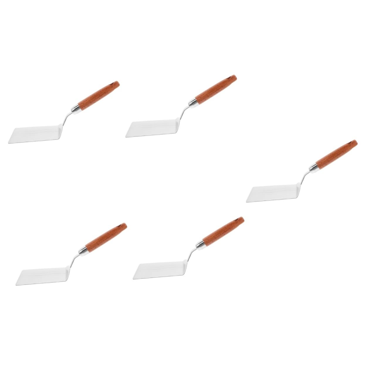 COLLBATH 5 Pièces Spatule De Cuisine Pelle à Frire Spatule à Frire De Cuisine Fourniture De e Pelle De e à Steak Portable Pelle à Steak Frite Pelle à Pizza En Bois