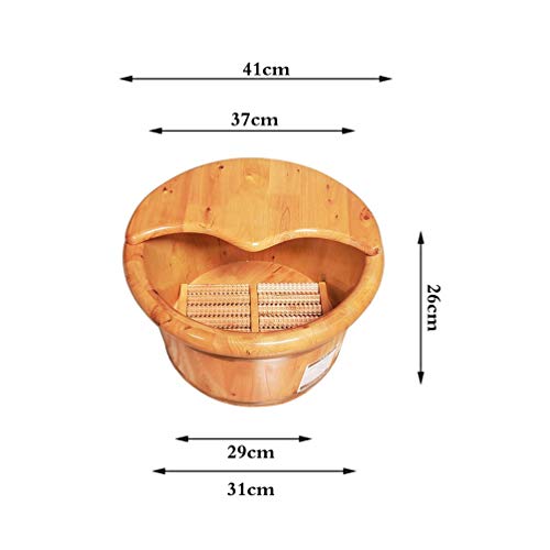 Balde de Madera para Spa de Pies, Baño para Remojar Pies miniatura 6