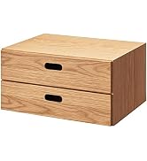 Amazon｜MUJI 無印良品 スタッキングチェスト 幅37×奥行28×高さ18.5cm