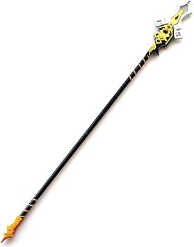 Pasyru Cosplay Props Weapons, Genshin Impact ZhongLi Cosplay Weapons, 200CM Vortex Vanquisher Detachable Spear Halloween Cosplay Accessories