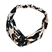 Produktbild Routinfly Neue Stirnband Damen elastische Haarband,Boho Leopard Stirnband Elastic Wrap Turban Haarband Yoga Sport Damen Stirnband (Mehrfarbig, A)