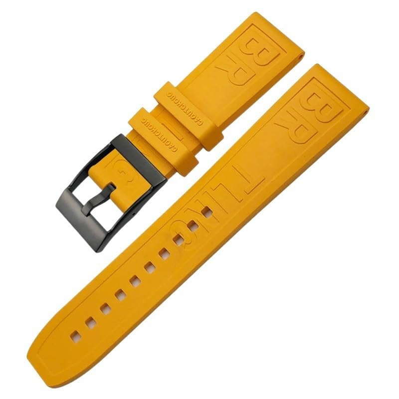 KLVN 20mm 22mm 24mm Rubber Strap Watch accessories for Breitling SUPEROCEAN Avenger Color Watchband Diving Sports Wristband Bracelets