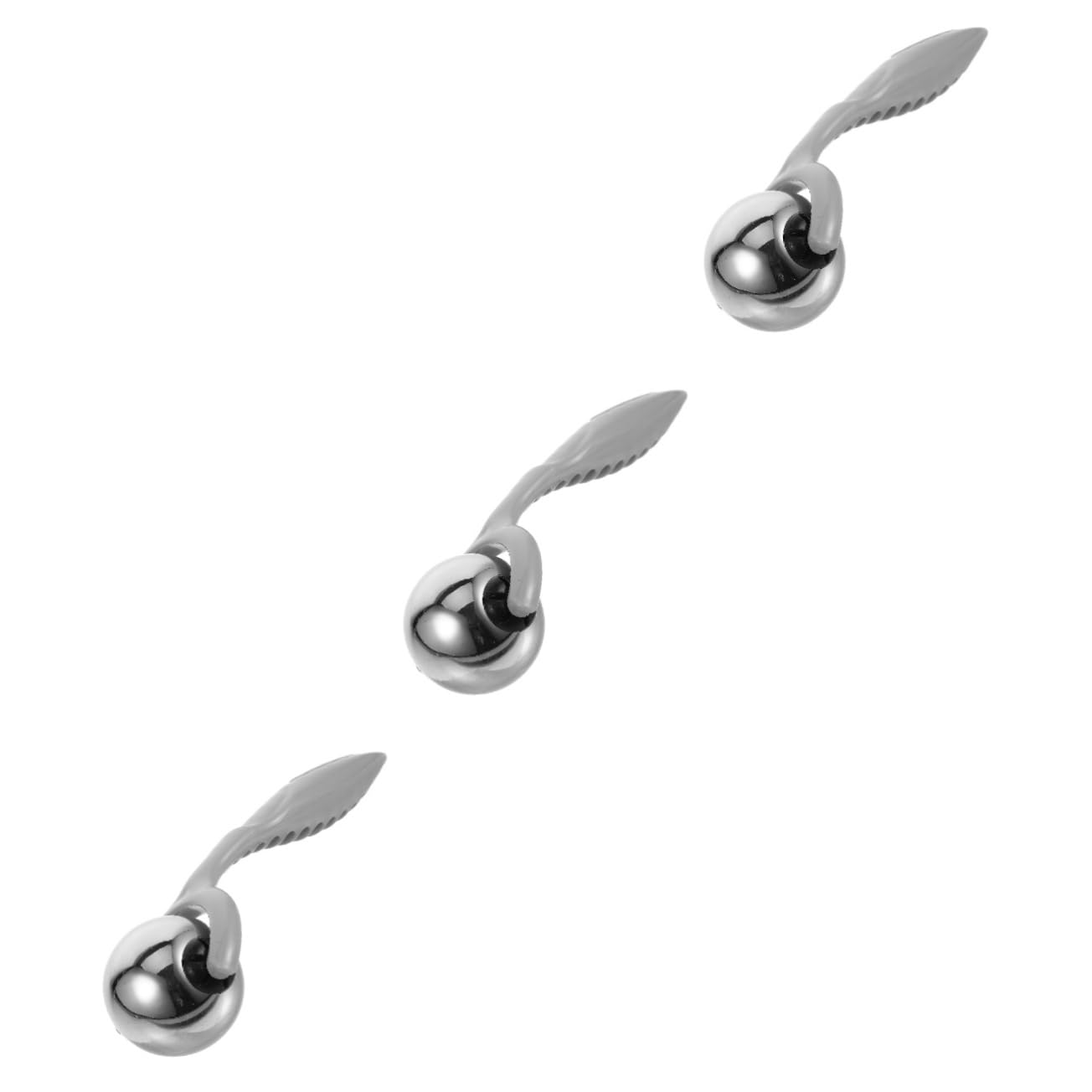 VALICLUD 3 Stück Facial Guasha Tool Gesichtsmassagegerät Augenrolle Guasha-roller Für Das Gesicht Gesichtsmassage-tool Guasha-massagegerät Für Das Gesicht Face Guasha Tool Grau Nur