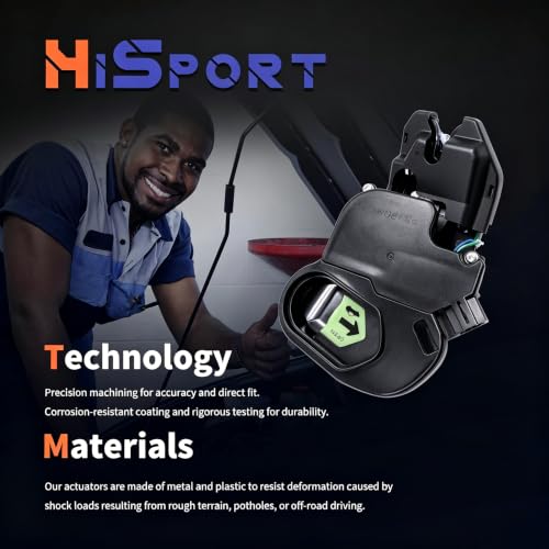Image of HiSport 74851-SDA-A22 Trunk Lock Latch Actuator - Compatible with Acura TL 2004-2008 Honda Accord 2003-2007 - Replace 940-404