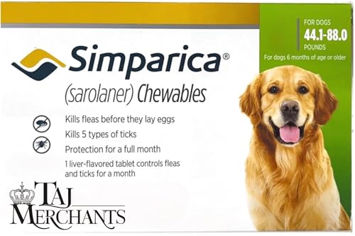 Image of (OG) TM Presents SIMPAR I CA Chewable Tablets for Dogs of (20-40 kg)|| (1 Tablet)