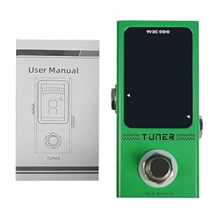 [True Bypass Technology]Preserves guitar tone integrity when disengaged, allowing for pure sound without degradation. [Automatic Mute Function]Automatically mutes output during tuning, eliminating noise for seamless performances. [Compact Metal Housi...