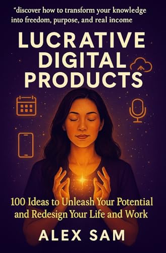 LUCRATIVE DIGITAL PRODUCTS : 100 Ideas to Unleash Your Potential and Redesign Your Life and Work