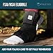 Z ATHLETICS Ankle Brace for Women & Men - Lace Up Adjustable Support with Side Stabilizers for Sprained Ankle, Achilles Tendonitis Relief | Basketball, Volleyball, Running & Sports Recovery