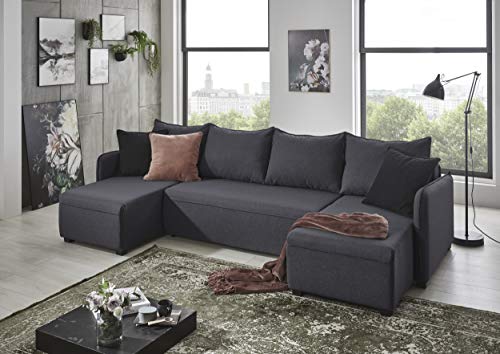 Ecksofa Atlantic Home Collection Dublin Schlafsofa mit Bettkasten