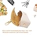 ENWIQUE Leather Poop Bag Holder Dispenser for Leash, Portable and Reusable Dog Poop Bag Dispenser, Dog Bag Holder for Walking, Outdoor, Travelling (Beige)