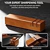 Knife Block Set with Two-stage Sharpener, 14-Piece | Razor Sharp Japanese Stainless Steel Kitchen Knives with Ergonomic Handles