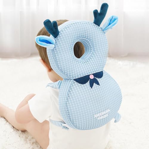 Protector de cabeza para niños Walker con correas ajustables cojín suave gatear 2