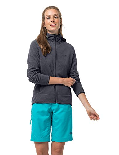 Preisvergleich Produktbild Jack Wolfskin Damen ARCO Jacket Women Warme Fleecejacke, Ebony Stripes, XL