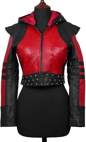 Descendants 4 The Rise Of Red 2024 Kylie Cantrall Hooded Jacket | Kylie Cantrall Leather Jacket2