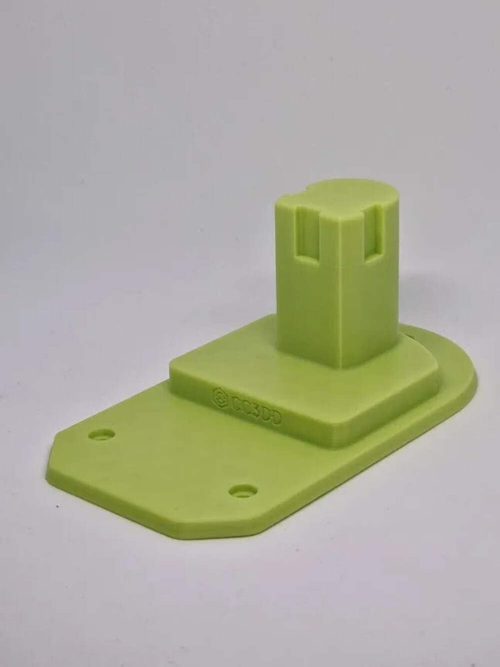 Cc3dd Green Wall Mount Tool Holder For Ryobi One+ 18V - Torch - Inverter - Usb Lime