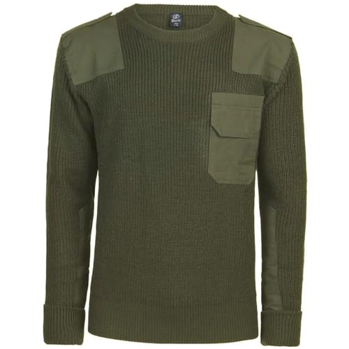 Individual Wear Men's Commando Regular Fit Casual Hiking Knitted Long Sleeve Sweater w/Reinforced Elbows & Shoulders4