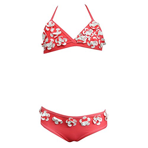 Pezzo Doro Mädchen Bikini coral KS21001 (134-8Y, coral) Cover