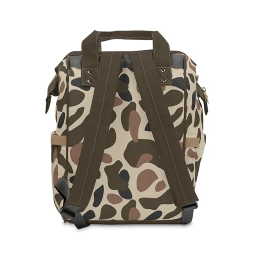 Old School Camo Duck Backpack/Mallard Duck Travel Bag/Trendy Duck Camo Carryon2
