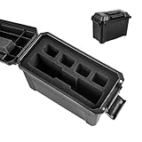 Pistolenkoffer, Pistolenmagazinkoffer mit Herausnehmbarem Futter, Wasserdichte Hartschale, kann auch zur Aufbewahrung von Munition Verwendet werden, Multifunktionaler Koffer, Geeignet für Reisen, Jagd