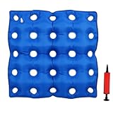 GYTFOG Pressure Sore Cushions for Bottom, Blue Air Seat Cushion, Air Inflatable Seat Cushion,Anti-Bed Sore Chair Cushion with Red Pump, Bed Sore Cushions for Bottom,for Wheelchairs Office Chairs Car