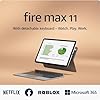 Amazon Fire Max 11 tablet and Keyboard Case bundle, power, fun, and productivity, octa-core processor, 4 GB RAM, 14-hour battery life, 64 GB, Gray