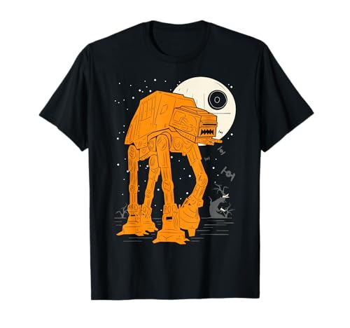 T-shirt Star Wars AT-AT Death Star confectionné en coton doux avec motif Halloween
