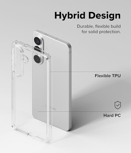 Image of Ringke Fusion for Samsung Galaxy S26 Case Back Cover [Scratch-Resistant] Slim Transparent Shockproof Bumper Protective - Clear