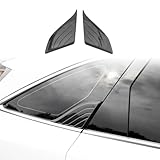 FUEISOF für Kia Sorento 2021-2025 2026 Auto Tür Fenster C Säule Trimmen Rahmen Blenden Abdeckung ABS Carbon Look -2er Set