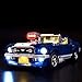 BRIKSMAX Led Lighting Kit for Ford Mustang-Compatible with Lego 10265 Building Blocks Model- Not Include The Lego Set