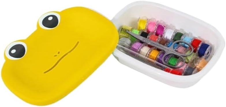 LWECMGSA Multi-Functional PP Portable Sewing Kit Needle Thread Box Set