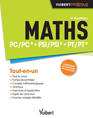 Maths PC PC* PSI PSI* PT PT* (Vuibert prépas) (Edição Francesa)