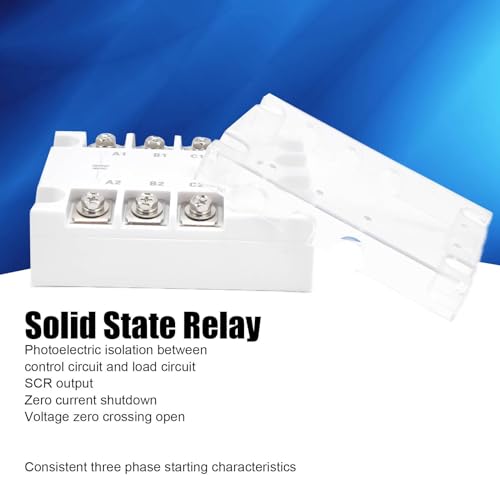 Relais à semi-conducteurs triphasé Cocoarm CA 480V pour moteur - 5