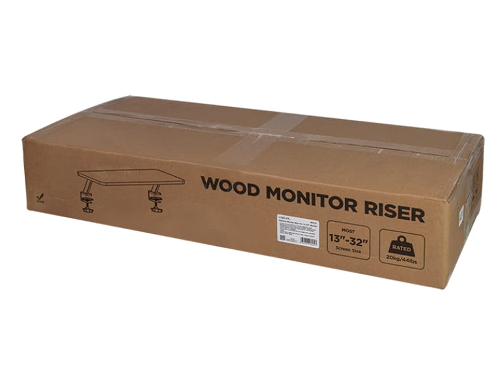 LogiLink BP0154 - Elevador de Monitor (1000 mm de Largo, para monitores de 13 a 32", Capacidad de Carga máxima de 20 kg), Color Negro