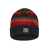 THC Schafwoll Rollcap 814 bunt | Schafwolle | Strickmütze | Rollcap | Woll-Mütze | Schafwollmütze | Wintermütze