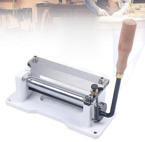 Máquina de corte manual de cuero y divisor de hierro regulable 2