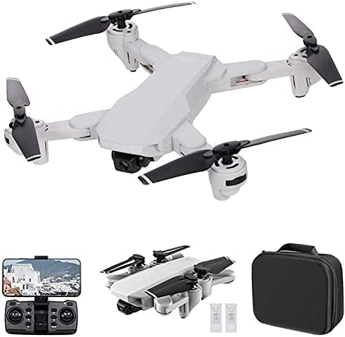 Dron GPS z kamerą 4K, składany dron RC 5G WiFi FPV, zdalnie sterowany quadcopter z optycznym pozycjonowaniem przepływu i trybem bezgłowym, lot po drodze, podążaj za mną, 2 baterie