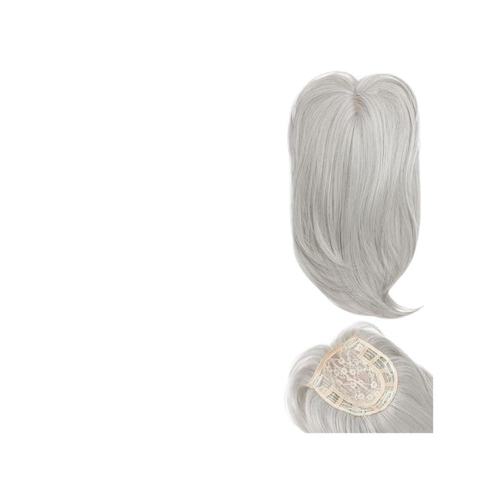 xiuling4568 Hair Topper for Women Short Bob with Bangs, Synthetic Wig for Thinning Hair Hairs Extensions(171H#)