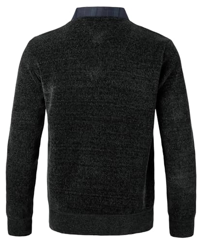 Pull en maille chenille de qualité supérieure doublé polaire
