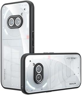 حافظة نوثينج فون 2A رفيعة للغاية من البولي يوريثين الحراري + ممتصة للصدمات السيليكون والبولي كربونات لا شيء هاتف 2A - شفاف