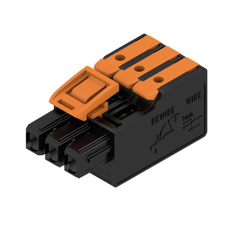 Connecteur circuit imprimé Weidmuller de 5mm à 3 broches de haute précision