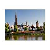 Blick von Neu-ULM auf ULM an der 