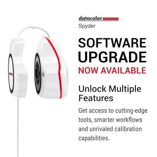 datacolor Spyder - Monitor Calibrator for Graphic Designers, Photographers, and Content Creators, Shows You True Colors, Works on OLED Monitors & LED Screens, Easy-to-Use Color Calibration Tool