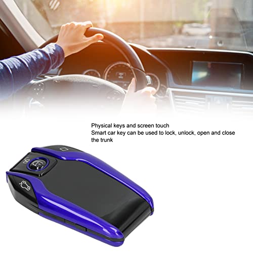 Kimiss Push Start Ignition Kit, Universal Tk800 And Lcd Touch Screen Smart Key Remote Keyless Entry For All Start Stop Engine Button Models (Blue) #TOP3