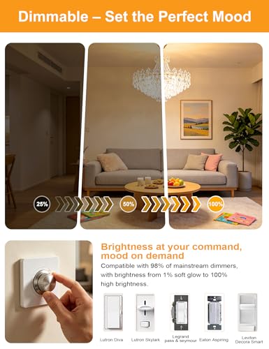 Image of BAOMING G9 LED Bulb Dimmable 4W T4 2700K Soft Warm White 5Pack 120V | 40 Watt G9 Halogen Equivalent 450LM No-Flicker 360Beam Angle for Crystal Chandelier Wall Sconce Home Light