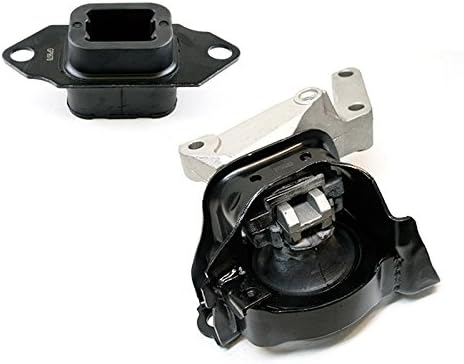 Compatible with 2012-2017 Nissan Versa/Versa Note 1.6L, Motor & Transmission Mount Set 2pcs : A7368, A4361 - K2246