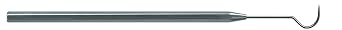 Moody Tools 55-1754 Stainless Steel Precision Probe with Hook Tip #23, 25mil, 6-1/4" Overall Length
