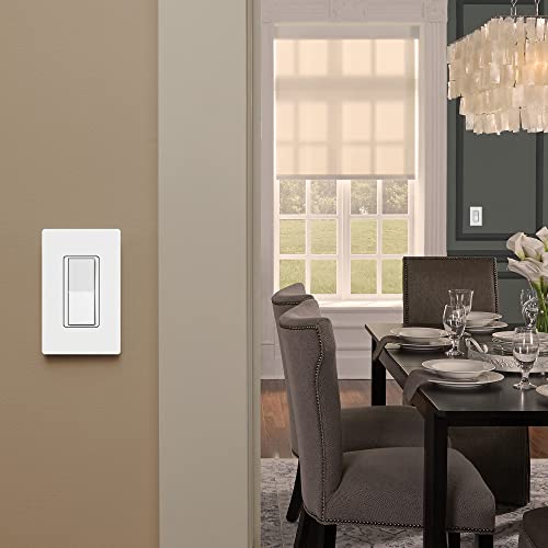 Lutron Claro Smart Accessory Switch, Only For Use With Diva Smart Dimmer Switch/Claro Smart Switch | Dvrf-As-Wh | White #TOP3
