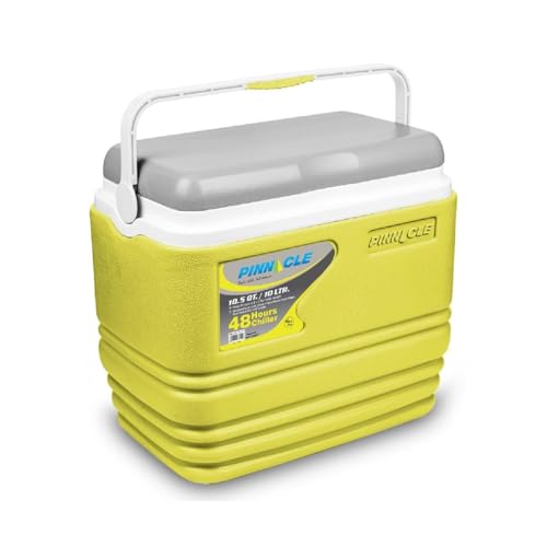 Image of Pinnacle Primero Chiller Ice Box Small 10 LTR |Fits 16 cans| Holds Ice Up to 48 hrs |Portable Insulated Cooler IceBox with Drink Holder | Perfect for Car Travel, Picnic,Hiking, Medical, Sport