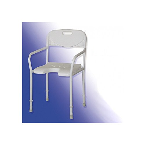 Ayudas Dinámicas AD520 - SILLA DE BAÑO PLEGABLE ACUARIO, único Cover