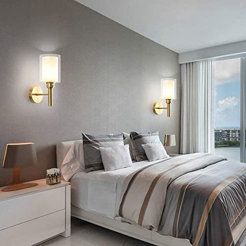 Aplique de pared LED moderno de cobre para iluminar tu dormitorio 4